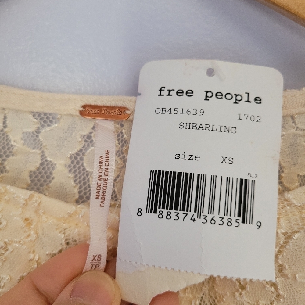 NWT FREE PEOPLE Teen Witch Lace Dress - Picture 9 of 10